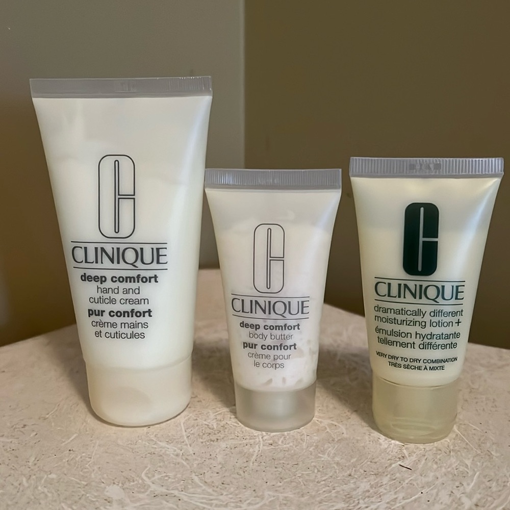 Clinique Trio Set - Deep Comfort & Dramatically different - New!